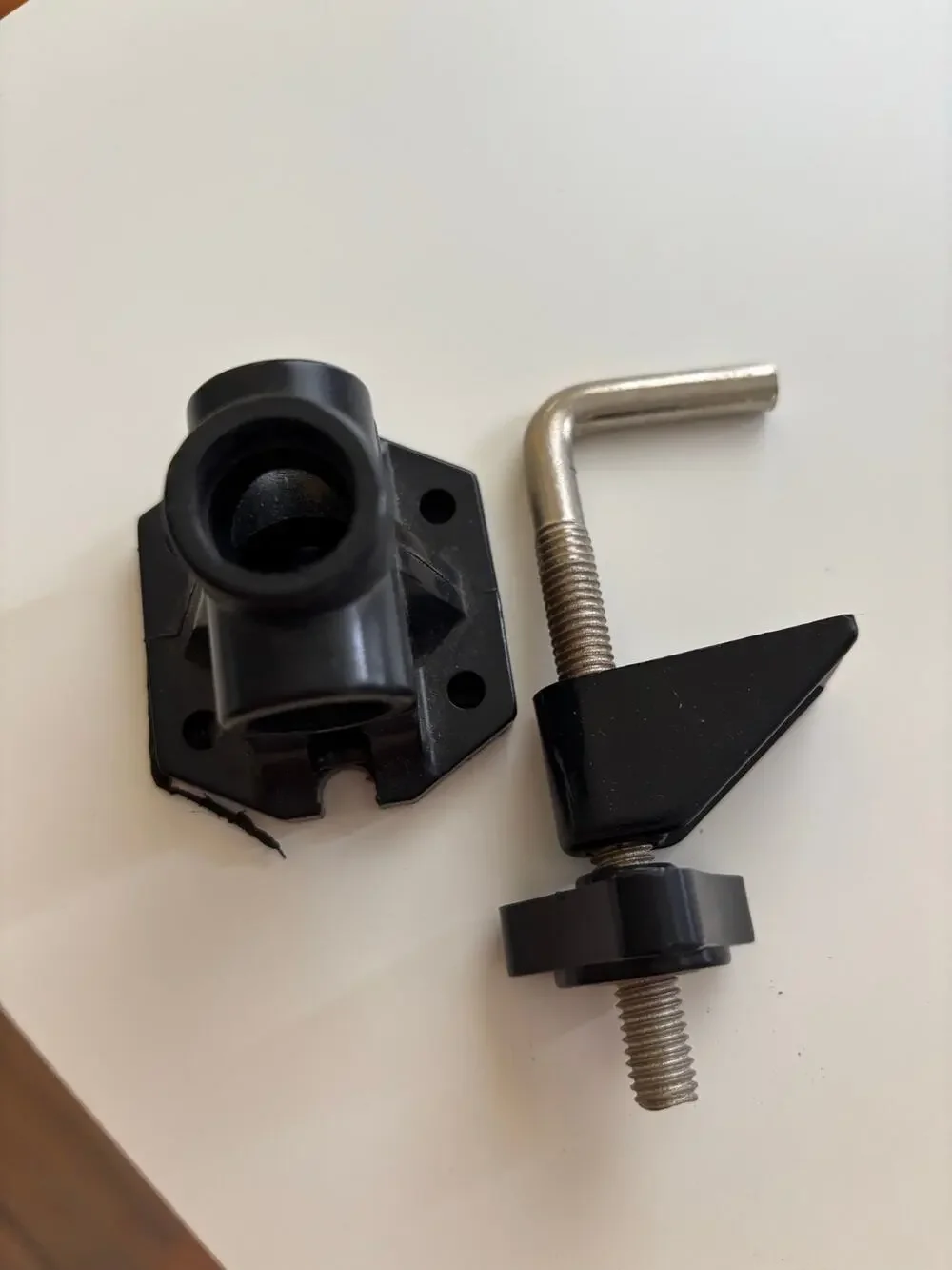 Ikea desk lamp clamp holder with swing arm for easy mounting
